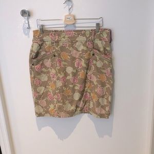 Anthropologie knee-length pencil skirt